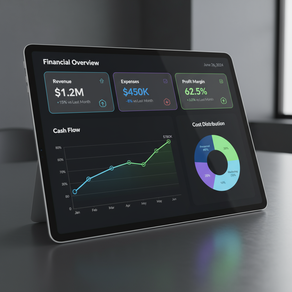 Finance Dashboard Example