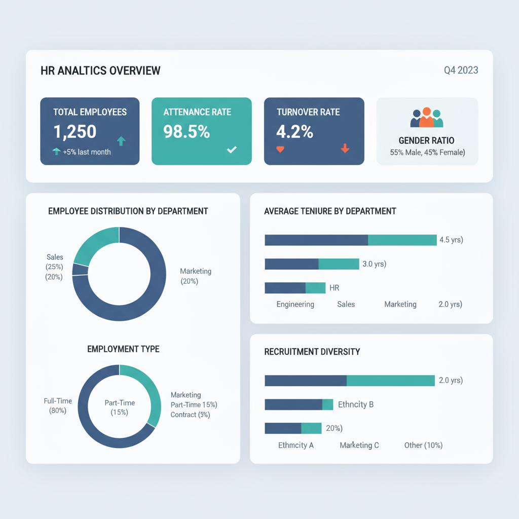HR Dashboard Example